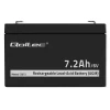 Qoltec AGM battery 6V 7.2 Ah Maintenance-free Efficient LongLife for toys, vehicles