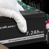 Qoltec AGM battery 6V 7.2 Ah Maintenance-free Efficient LongLife for toys, vehicles