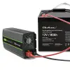 Qoltec AGM battery 12V 80Ah 23.5kg Maintenance-free Strong LongLife for UPS, RV, boat, heater