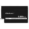 Qoltec AGM battery 12V 0.8Ah Maintenance-free Efficient LongLife for toys, vehicles