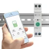 Qoltec Wi-fi DIN rail relay with electricity meter 63A TUYA SMART LIFE