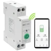 Qoltec Wi-fi DIN rail relay with electricity meter 63A TUYA SMART LIFE