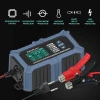 Qoltec Intelligent microprocessor-based charger with battery tester and repair function 12V 6A LCD Battery charger for AGM LiFePO4 GEL batteries