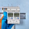Qoltec Single phase electronic energy consumption meter for DIN rail 230 V LCD Wi-fi