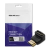 Qoltec HDMI adapter A male HDMI A female angle