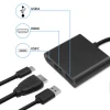 Qoltec Hub Adapter USB-C 3.1 3in1 USB 3.0 HDMI 4K USB-C 3.1 PD 100W
