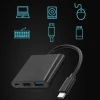 Qoltec Hub Adapter USB-C 3.1 3in1 USB 3.0 HDMI 4K USB-C 3.1 PD 100W
