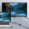 Qoltec Aluminium Adapter USB-C 3.1 MHL to HDMI 4K 60Hz 32AWG for Laptop Smartphone