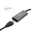 Qoltec Aluminium Adapter USB-C 3.1 MHL to HDMI 4K 60Hz 32AWG for Laptop Smartphone