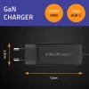 Qoltec 90W GaN Super Fast Charger 5-20V 3-4.5A USB-C 3.1 Laptop Smartphone Tablet