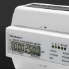 Qoltec Three-phase Bidirectional Electronic Meter DIN Rail Energy Meter 400V 100A LCD 4P