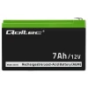 Qoltec AGM battery 12V 7Ah Maintenance-free Efficient LongLife for UPS, security