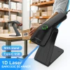 Qoltec Stationary barcode reader code scanner + reader stand 1D USB