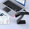 Qoltec Stationary barcode reader code scanner + reader stand 1D USB