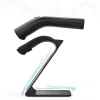 Qoltec Stationary barcode reader code scanner + reader stand 1D USB