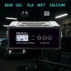 Qoltec Intelligent microprocessor charger 12V 24V 25A Rectifier with repair function for AGM GEL SLA battery LCD
