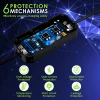 Qoltec Mobile charger for EV 2in1 Type2 with regulation 3.5kW 230V SCHUKO 16A LCD Portable 4m