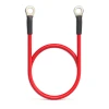 Qoltec Battery cable with connector terminals Cable with eyelet 60 cm Red