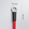 Qoltec Battery cable with connector terminals Cable with eyelet 60 cm Red