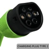 Qoltec Mobile EV Electric Car Charger with 2in1 Type 2 Adjustment 3.5kW 230V SCHUKO 16A Wi-fi TUYA LCD LED 5m