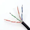 Qoltec UTP Patchcord Cable CAT6 High speed 1Gb/s LAN 50m Black