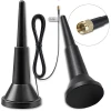 Qoltec 4G LTE antenna with magnetic base 5dBi indoor omnidirectional 600-2700 MHz SMA 3m