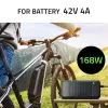 Qoltec Fast Charger for e-bike, electric scooter 36V 42V 4A 5.5*2.1 + power cable