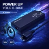 Qoltec Fast Charger for e-bike 36V 42V 2A Bosch 3Pin plug +power cable