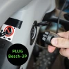 Qoltec Fast Charger for e-bike 36V 42V 2A Bosch 3Pin plug +power cable