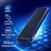 Qoltec Aluminium Enclosure M.2 SSD drive NVMe PCIe USB 3.1 Super speed 10Gb/s 4TB Graphite