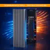 Qoltec Aluminium Enclosure M.2 SSD drive NVMe PCIe USB 3.1 Super speed 10Gb/s 4TB Graphite