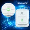 Qoltec Certified Natural Gas Leak Sensor CH4 detector NG Tuya Wi-Fi 85dB alarm LED