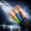 Qoltec Power cable IEC C13 C14 3x1.00mm² Pure copper Cu 2m