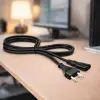 Qoltec Power cable IEC C7 CEE 7/16 figure-8 2x0.75mm² Pure copper Cu 3m