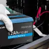 Qoltec LiFePO4 lithium iron phosphate battery 12.8V 12Ah 153.6Wh BMS