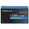 Qoltec LiFePO4 lithium iron phosphate battery 12.8V 12Ah 153.6Wh BMS