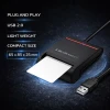 Qoltec Smart ID chip card reader SCR-0642USB 2.0 + USB-C Adapter