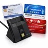 Qoltec Smart ID chip card reader SCR-0643USB 2.0 + USB-C Adapter