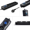Qoltec Surge protector 5 sockets 1.8m Black