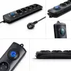 Qoltec Surge protector 5 sockets 3m Black