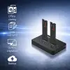 Qoltec M.2 NVMe SSD Docking Station PCIe USB-C 20 Gb/s DUAL 2 x 8TB Offline cloning