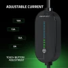 Qoltec Mobile EV Electric Car Charger with 2in1 Type 2 Adjustment 3.5kW 230V SCHUKO 16A Wi-fi TUYA LCD LED 5m