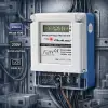 Qoltec Single-phase electronic meter Energy consumption meter 230V 5(60)A LCD