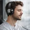 Qoltec Headphones with microphone Black
