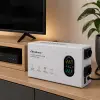 Qoltec Automatic Voltage Stabilizer AVR 2000VA 1200W Compact Toroidal transformer