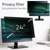 Qoltec Privacy filter 24" 16:10 Eye protection Panoramic