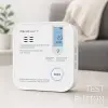 Qoltec Certified wireless Carbon monoxide (CO) sensor with battery CO detector TUYA Wi-Fi sensor service life 10-years 85dB alarm LED