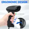 Qoltec barcode reader and QR code scanner 1D 2D USB Durable