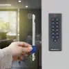 Qoltec Code lock CALISTO with RFID reader Code Card key fob Doorbell button IP68 EM