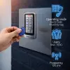 Qoltec Code lock TRITON with RFID reader Code Card key fob IP68 EM